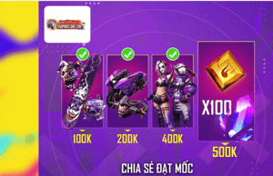 Shop Acc Free Fire 5K – Địa Chỉ Mua Bán Account Free Fire Giá Rẻ, Uy Tín Nhất Ảnh sự kiện free fire