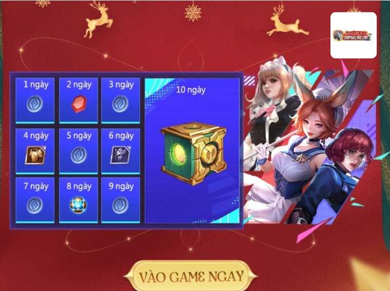 Mua Acc Liên Quân Theo Skin Giao diện nhận thưởng skin