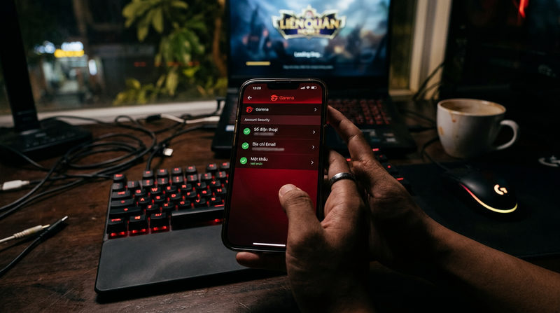 Thiết lập lớp phòng thủ cơ bản cho tài khoản Garena