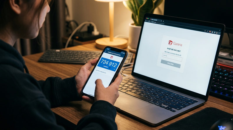 Kích hoạt xác thực 2 bước (2FA) với Garena Authenticator