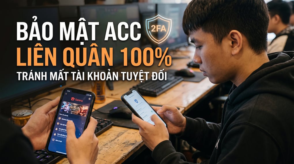 Cách bảo mật acc Liên Quân không bị mất an toàn 100%