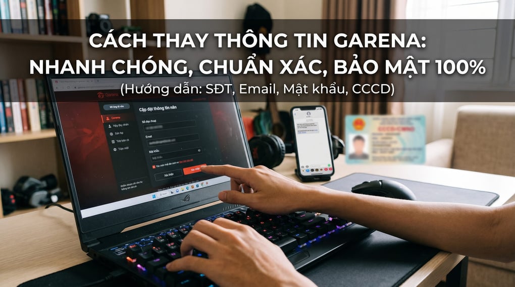 Cách Thay Thông Tin Garena Nhanh Chóng, Chuẩn Xác Nhất