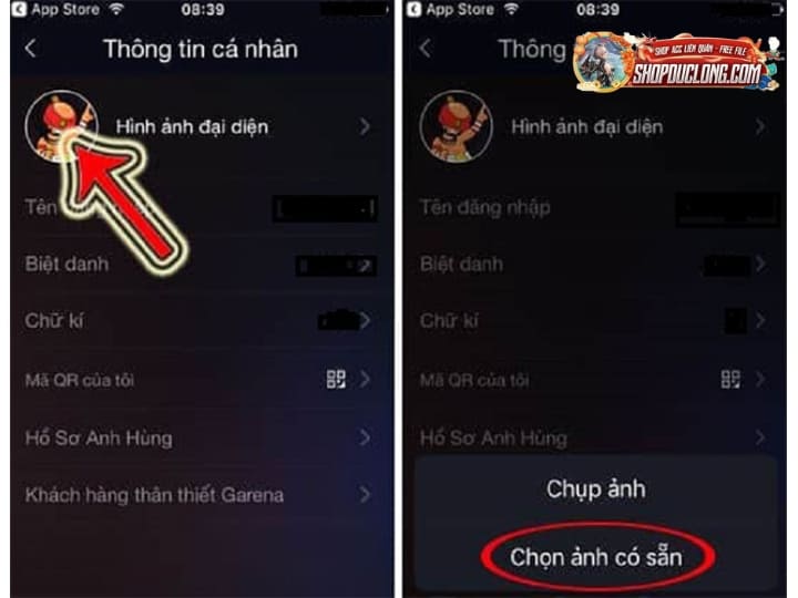 4 cách Đổi Avatar Liên Quân: Hướng Dẫn Chi Tiết Từng Bước Cách 4: Đổi Avatar Liên Quân Bằng Ảnh Facebook (Tài Khoản Gốc Facebook)