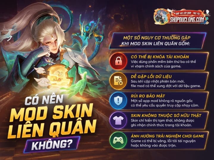 Cách mod skin Liên Quân đơn giản, dễ thực hiện, ai cũng làm được Có nên mod skin Liên Quân không?