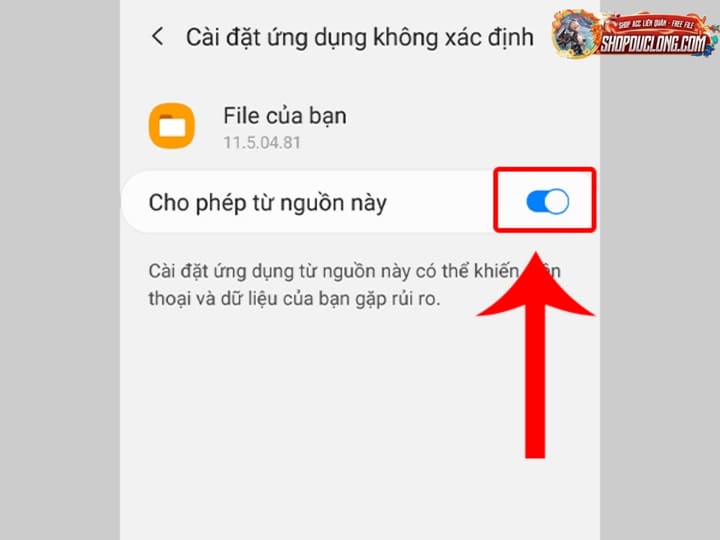 Cách tải Liên Quân Mobile trên Android và iPhone đơn giản, an toàn Cách cho phép cài đặt ứng dụng không rõ nguồn gốc